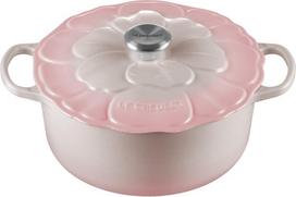 Le Creuset Ketaus puodas Signature Petal 26 cm, šviesiai rožinis