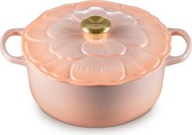 Le Creuset Ketaus puodas Signature Petal 26 cm, persikinis