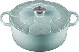 Le Creuset Ketaus puodas Signature Petal 26 cm, jūros druskos