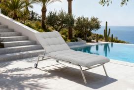 Sodo gultas su ratukais MONACO, smėl. sp., 197 x 76 x 94 cm