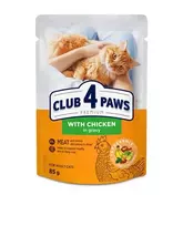 Club 4 Paws konservai katėms su vištiena padaže, 85 g