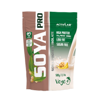 ActivLab Soya Pro sojų baltymų milteliai su saldikliais, Banana Nut, 500 g.