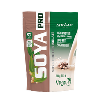 ActivLab Soya Pro sojų baltymų milteliai su saldikliais, Chocolate Nut, 500 g.