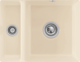 Po stalviršiu montuojama plautuvė Villeroy & Boch Subway 60 XU, 545 x 440 mm, CeramicPlus, 675802FU, dramblio kaulo spalvos