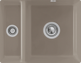 Po stalviršiu montuojama plautuvė Villeroy & Boch Subway 60 XU, 545 x 440 mm, CeramicPlus, 675802TR, medienos spalvos