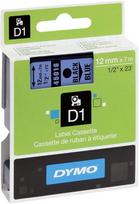 Dymo D1 12mm Black/Blue labels 45016