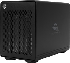 OWC THUNDERBAY 4 (4-DRIVE THUNDERBOLT EXT. STORAGE W/ENTERPRICE DRIVES) W/O SOFTRAID XT EMPTY/0TB