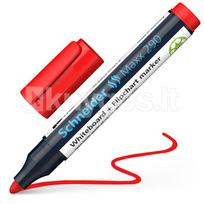 Žymeklis baltai lentai Maxx 290 2-3mm raudonas