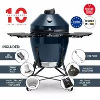 Kepsninė (Grilis) Kamado Bono EVO Grande 64 cm, mėlyna