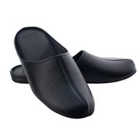 Vyriškos odinės šlepetės Sänna 04220 01, juoda