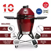 Kepsninė (Grilis) Kamado Bono EVO Media 56 cm, raudona