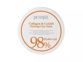 Petitfee - Collagen Q10 Hydrogel Eye Patch - Hidrogeliniai Paakių Padeliai su Kolagenu ir Koenzimu Q10 - 60vnt.