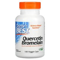 Doctor's Best Quercetin Bromelain - 180 kapsulių