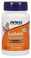 NOW Foods Lutein, 10mg - 120 kapsulių