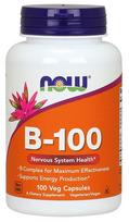 NOW Foods Vitamin B-100 - 100 kapsulių