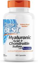 Doctor's Best Hyaluronic Acid + Chondroitin Sulfate with BioCell Collagen - 180 kapsulių