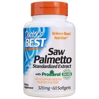 Doctor's Best Saw Palmetto Standardized Extract with Prosterol, 320mg - 60 kapsulių