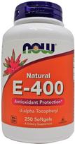 NOW Foods Vitamin E-400, Natural - 250 kapsulių