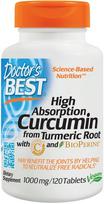 Doctor's Best High Absorption Curcumin From Turmeric Root with C3 Complex & BioPerine, 1000mg - 120 tablečių