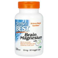 Doctor's Best Brain Magnesium with Magtein, 50mg - 90 kapsulių