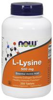 NOW Foods L-Lysine, 500mg - 250 tablečių