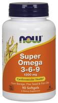 NOW Foods Super Omega 3-6-9, 1200mg - 90 kapsulių
