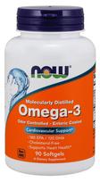 NOW Foods Omega-3 Enteric Coated - 90 kapsulių
