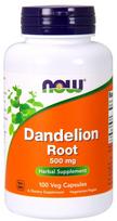NOW Foods Dandelion Root, 500mg - 100 kapsulių