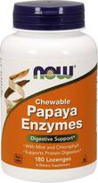 NOW Foods Papaya Enzyme, Chewable - 180 pastilių