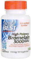 Doctor's Best High Potency Bromelain 3000 GDU, 500mg - 90 kapsulių