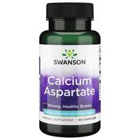 Swanson Calcium Aspartate, 200mg Elemental Calcium - 60 kapsulių