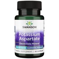 Swanson Potassium Aspartate, 99mg - 60 kapsulių