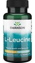 Swanson AjiPure L-Leucine, 500mg - 60 kapsulių