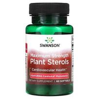 Swanson Maximum Strength Plant Sterols CardioAid - 60 kapsulių