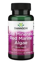 Swanson Sea Minerals: Red Marine Algae - 60 kapsulių