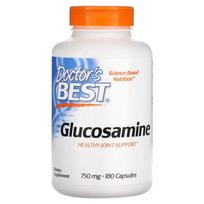Doctor's Best Glucosamine Sulfate, 750mg - 180 kapsulių