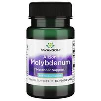Swanson Albion Molybdenum, 400mcg - 60 kapsulių