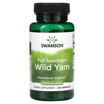 Swanson Full Spectrum Wild Yam, 400mg - 60 kapsulių