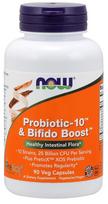 NOW Foods Probiotic-10 & Bifido Boost - 90 kapsulių