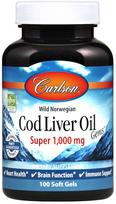 Carlson Labs Wild Norwegian Cod Liver Oil Gems, 1000mg - 100 kapsulių