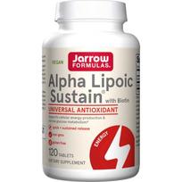 Jarrow Formulas Alpha Lipoic Sustain with Biotin - 120 tablečių