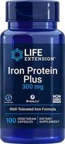 Life Extension Iron Protein Plus, 300mg - 100 kapsulių