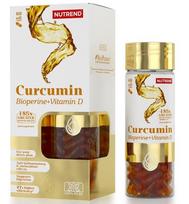 Nutrend Curcumin + Bioperine + Vitamin D - 60 kapsulių
