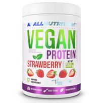 Allnutrition Vegan Protein, Strawberry - 500 gramų