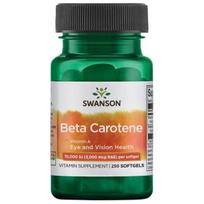 Swanson Beta-Carotene (Vitamin A), 10 000 IU - 250 kapsulių