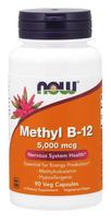 NOW Foods Methyl B-12, 5000mcg - 90 kapsulių