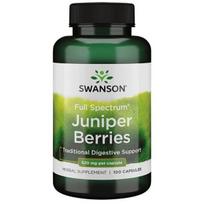 Swanson Full Spectrum Juniper Berries, 520mg - 100 kapsulių