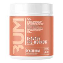 Raw Nutrition Thavage Pre-Workout, Peach Bum - 520 gramų