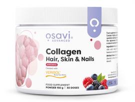 Osavi Collagen Peptides (Hair Skin & Nails), Wild Berry - 150 gramų