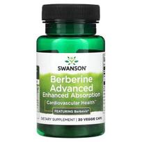 Swanson Berberine Advanced Enhanced Absorption - 30 kapsulių